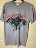 Black Veil Brides "Dead Crow W/ Pentagram" Gray Graphic Tee SZ M- NWOT Unisex T-Shirt