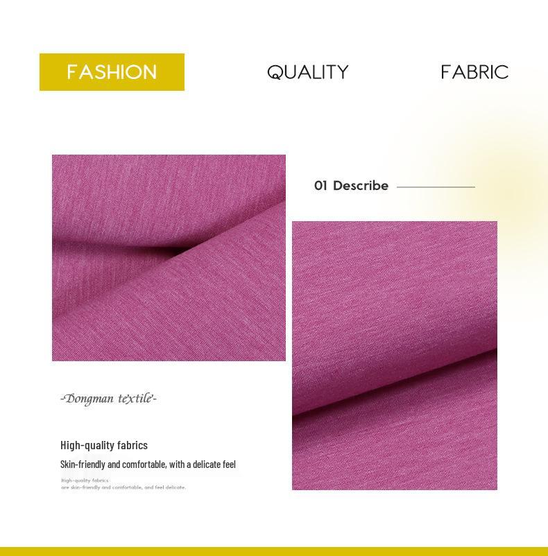 350g Polyester-Spandex Thick Knit Double-Sided Stretch Air-Layer Fabric