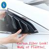 Auto Rear Window Pillar C Post Vent Louvers Scoop Decor Panel Cover Trim For Honda Civic Sedan 2016 -  Interior Accessories