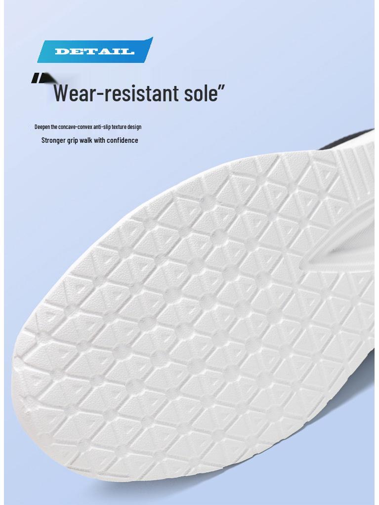 Men's Lightweight Knit Casual Running Shoes - Breathable & Versatile Soft Sole