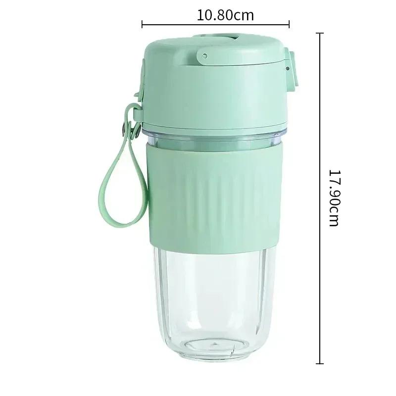 

Новый портативный электрический блендер, бутылка, миксер для апельсинов, соковыжималка, измельчитель свежих смузи, кухонный комбайн, кухонная и домашняя техника зелёный