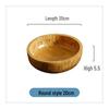 Creative Bamboo Wood Salad and Fruit Bowl for Dining and Restaurants