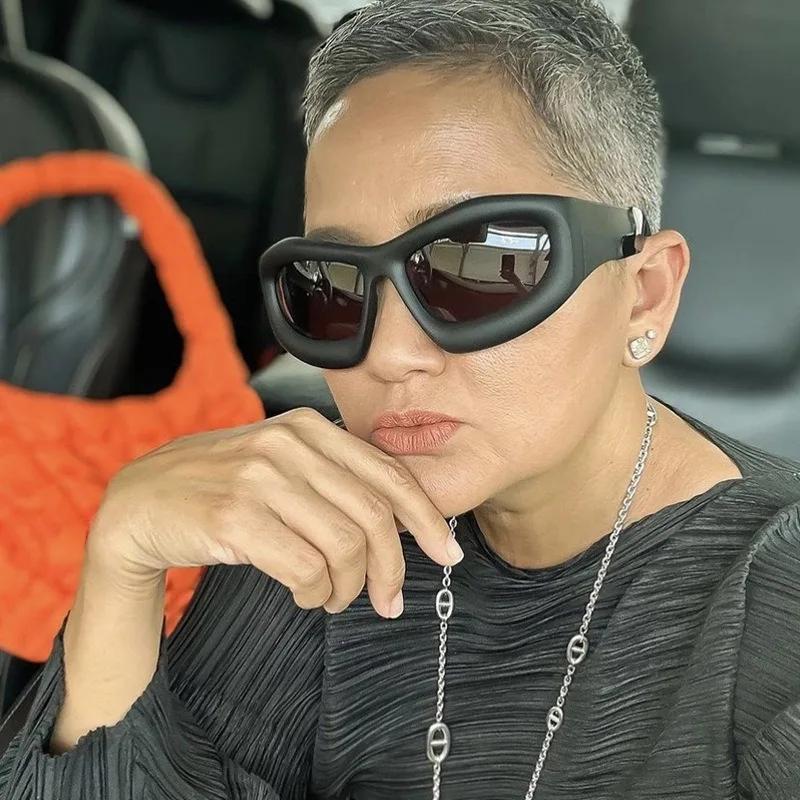 Fashion Oversized Sunglasses Y2k Women Men Brand Designer Retro Sun Glasses Female Popular Vintage Eyewear UV400