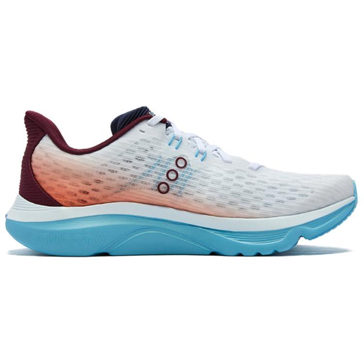 Saucony Kinvara 16 Breathable Casual Running Shoes Unisex White Blue S31020-550