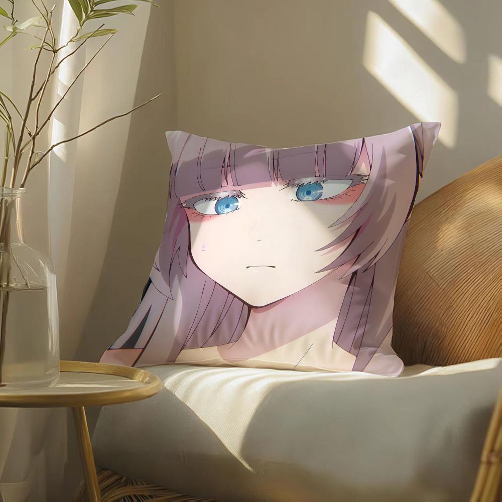 Anime C-Call Of The Night Pillow Case Silky Elegant Comfort Sofa Bed Invisible Zipper