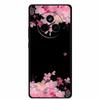For Realme 14 Pro Case Luxury Phone Cover For Realme 14 Pro+ Cute Floral Black Silicone Soft Case TPU Funda Realme 14 Pro Plus