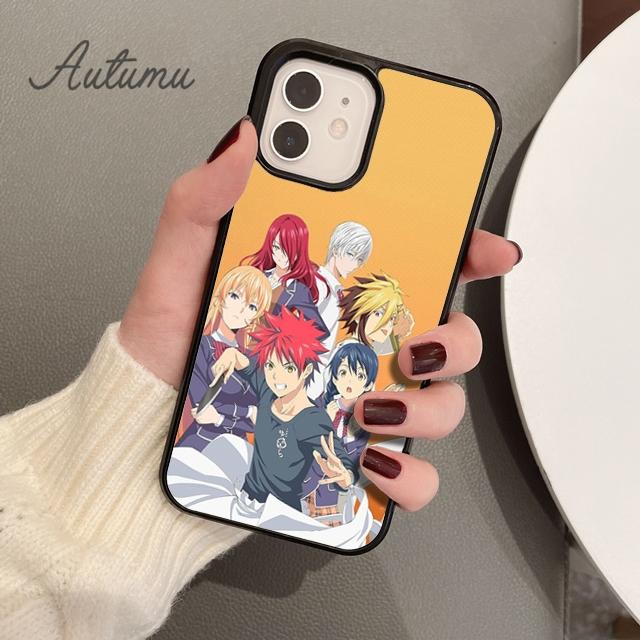 Food Wars Shokugeki no Soma Phone Case for iPhone 11 12 13 14 Pro Max mini X XR XS SE 2020 6S 7 8 Plus Samsung S21 S22 shell