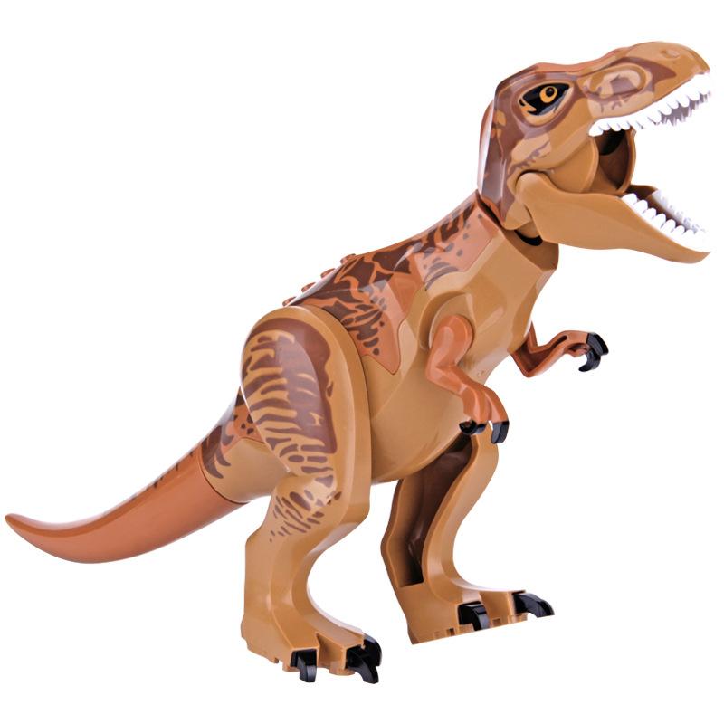 Jurassic Building Blocks World Dinosaurs Figures Bricks Baryonyx Tyrannosaurus Rex Indominus Rex I-Rex Assemble  Kids Toys