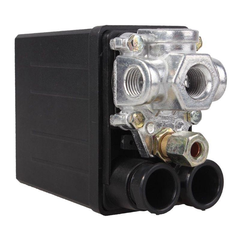 652F 90-120PSI Air Compressor Regulating Valves 4-Way Air Compressor Pressure Switches