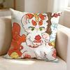 Cute Furry F-Fabulous Beasts  Square Double-Sided printed Pillow Case Bedroom Bedside Pillow Sofa Cushion Cover