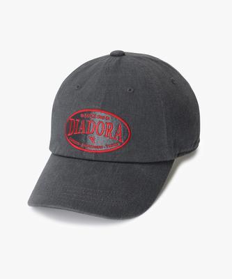 Diadora Essential Washed Ball Cap Charcoal Grey