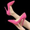 Taglia Grande 35-50 Scarpe Décolleté da Donna Lady Pelle Verniciata Tacco Alto Sottile Scarpe da Ufficio Nightclub Banchetto Scarpe con Tacco a Spillo Scarpe per Travestimento