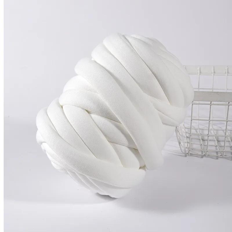 500G isländische ultradicke Wolle entkernte Baumwolle Kristall Samt Handgewebtes Material DIY Weben Handtasche Haustier Nest
