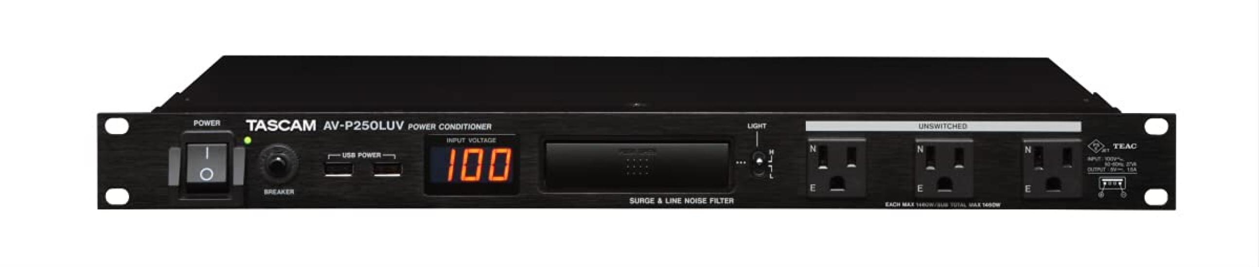 

[] TASCAM Power Distributor AV-P250LUV Power Distributor