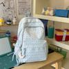 Schoolbag High-value Schoolbag Female Middle School Student Large Capacity Mori Personalized Backpack Cute Polka Dot Lightweight Travel Backpack