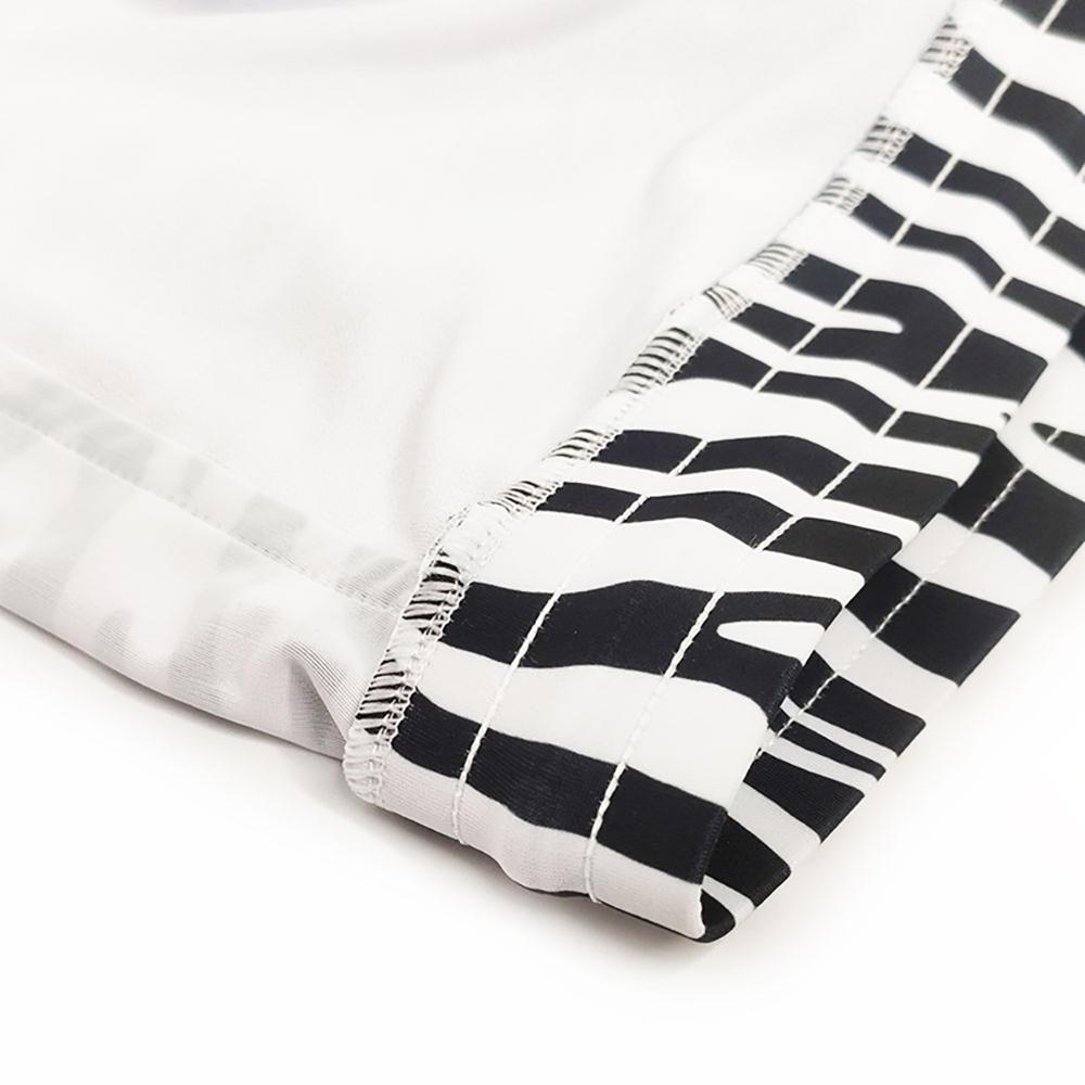 მამაკაცის საცურაო ტრუსები ჩემოდნები ზებრა-ზოლიანი მჭიდრო მორგებული სექსუალური საცურაო კოსტიუმები პლაჟის ტანსაცმელი სათრიმლავი სერფინგის სპორტული დარბაზი