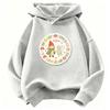 Kids Girls Hoodie Elfie Cartoon Super Elf & Winged Fairy Graphic Sweatshirt Floral Mushroom Circle Print  Casual Pullover Children Autumn Outfit