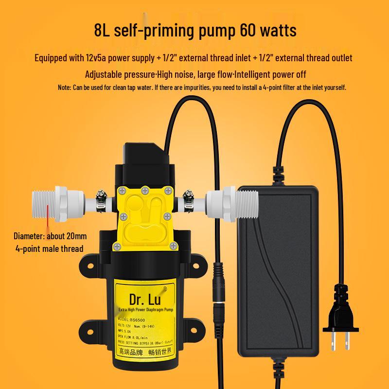 Automatic Self-Priming Water Pump Booster & Purifier System