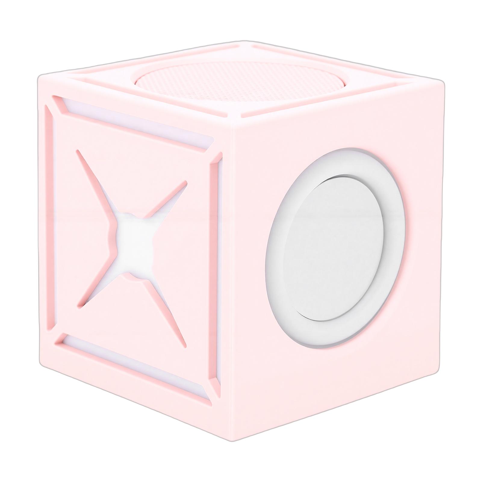 

Miniature Bluetooth Speaker RGB Lights Portable Wireless Speaker for Phone Laptop Tablet Home Party Outdoor Beach рожевий