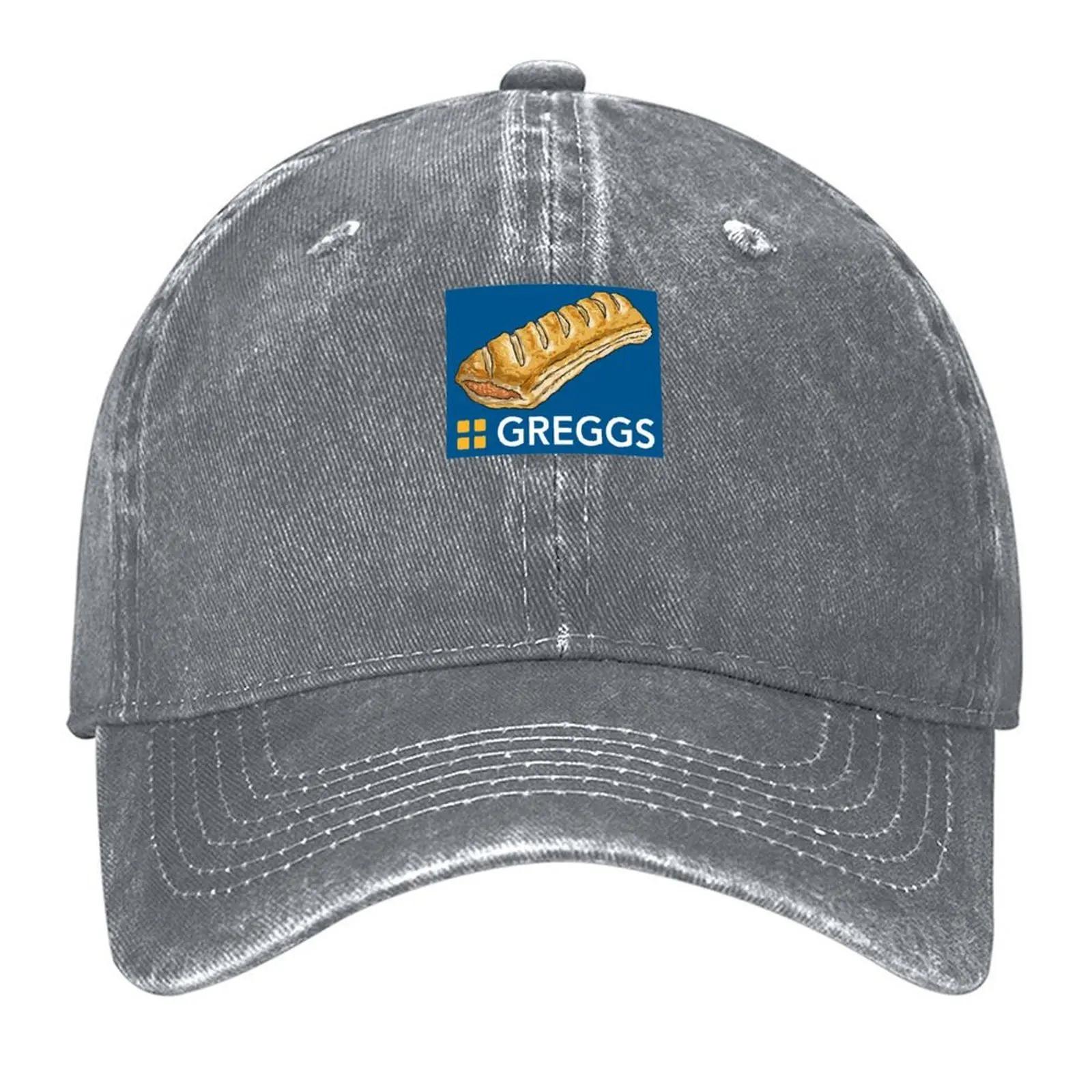 New GREGGS logo with Sausage Roll Baseball Cap Beach Bag Military Tactical Cap fishing caps Unisex luxury Women cap Golf Women Unisex