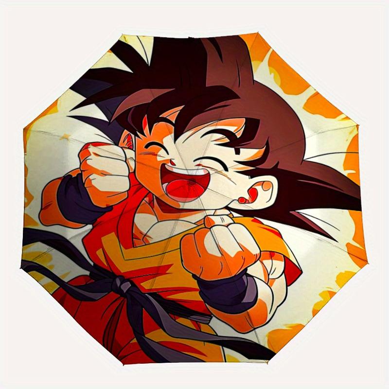 

1PC Goku Power Automatic Open/Close Umbrella - Compact Travel Umbrella, 8-Rib Heavy-Duty Construction, Ideal Gift a0828170