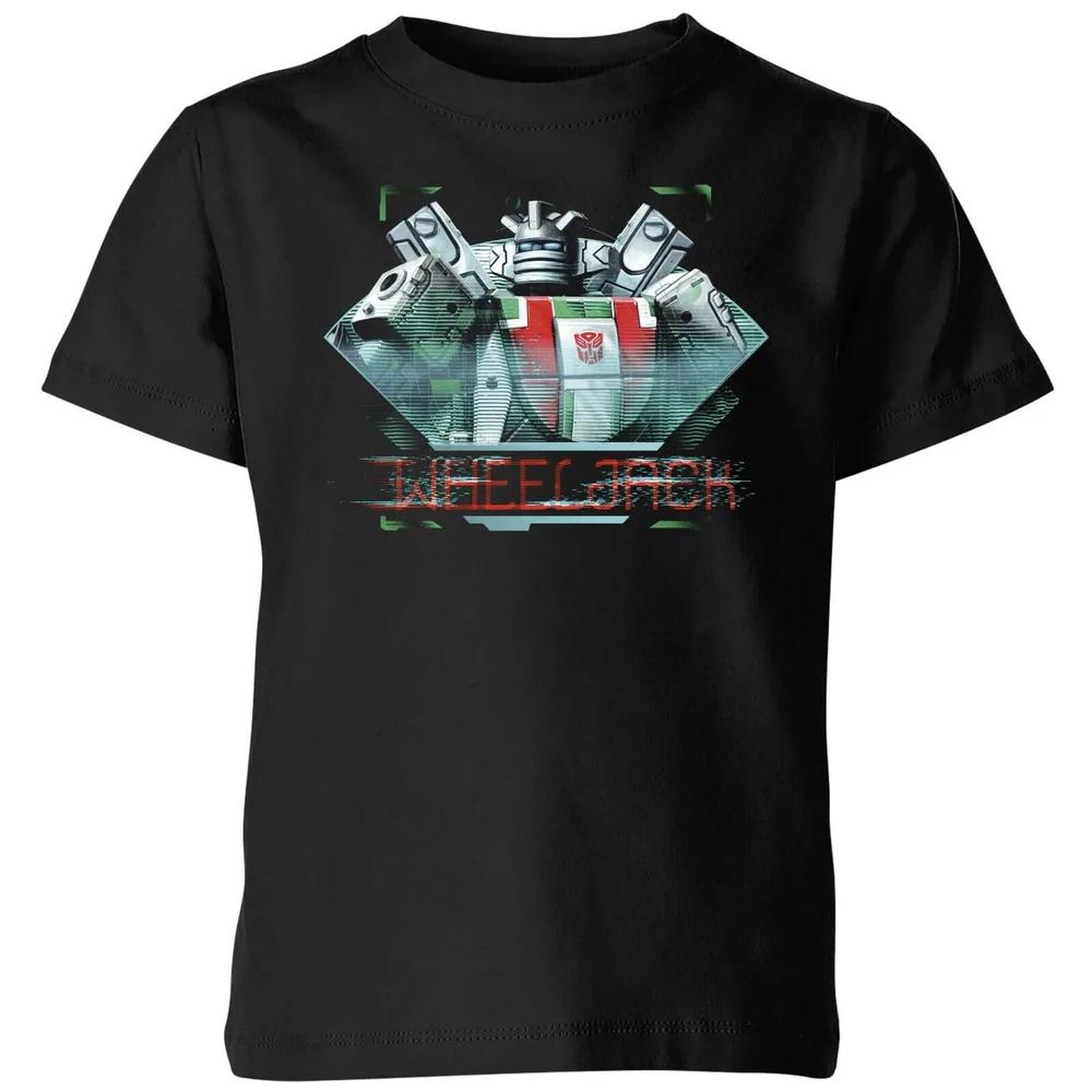 Transformers Wheeljack Glitch Kids  T-Shirt - Black - 3-4 Years 100