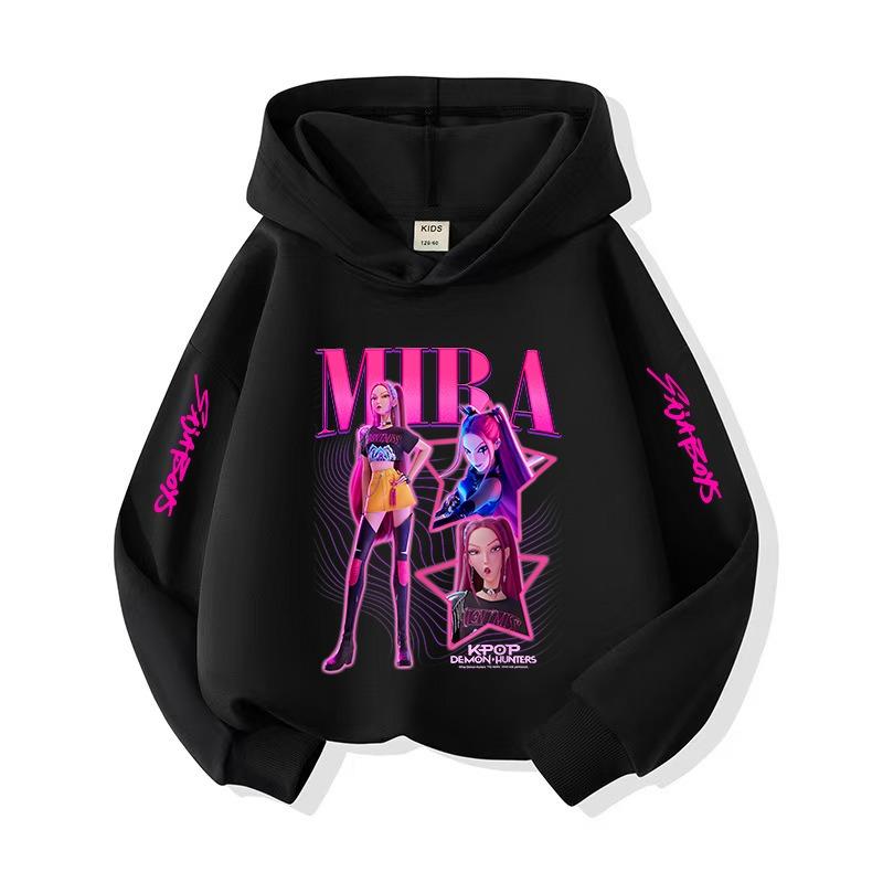 Americká dětská K-popová mikina tenká a pohodlná. Oblékni to a staneš se z tebe pohledný chlap jako princátko