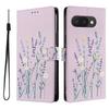 Oukitel C26 Painted Flowers Cartoon Flip Case with Card Slots for C5 2025