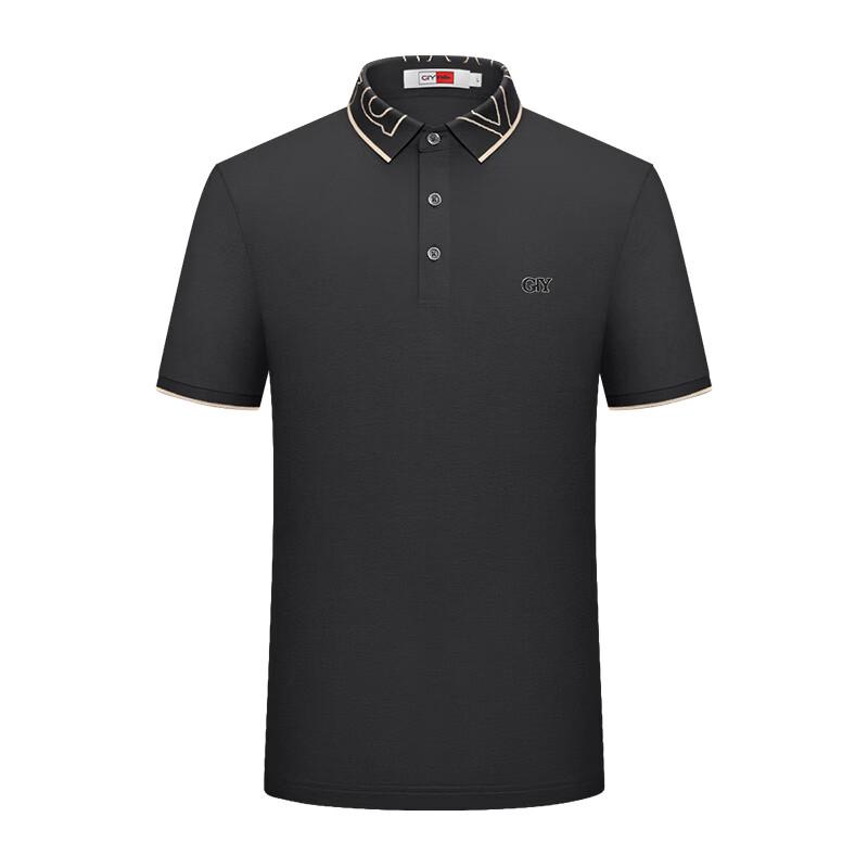 Goldlion GY Men's Silk Blend Breathable Polo T-Shirt