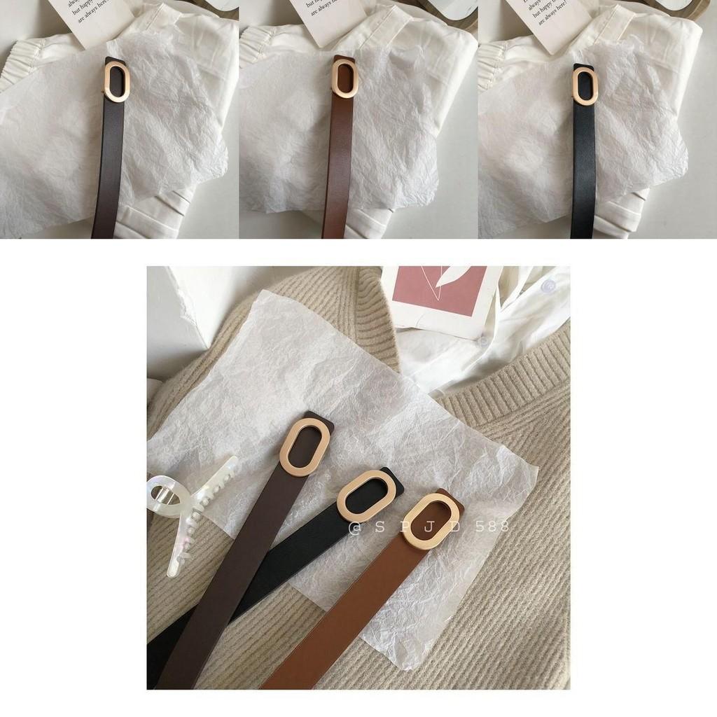 Timeless Black Pu Womens Belt With Smooth Buckle For Effortless Appeal Fashion