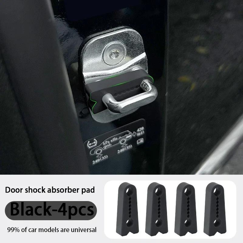 Universal Car Door Lock Sound Deadener Damper Buffer Door Shock Absorber Pad Protector for Ford Jeep Suzuki Dodge Accessories