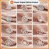 12pcs/lot Birth Month Flowers Charm Stainless Steel Aster Violet Carnation Lotus Poppy DIY Pendant Jewelry Making Wholesale