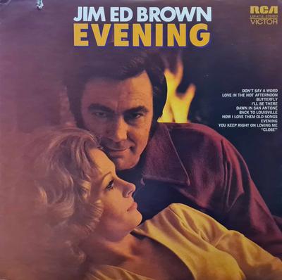 LP Record JIM ED BROWN  Evening LSP4713 RCA Victor 1972 US CountryFolk Used