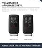 Zinc Alloy Car Remote Key Cover Case Holder Key Bag Shell For Volvo S60 S80 V60 XC60 XC70 S60L S80L V40 XC90 Auto Accessories