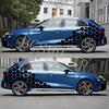Hexagon Car Graphics Honeycomb Side Stickers Car Styling Decoration Sport Decals