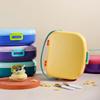 Portable 1300ML Divides Lunch Box Reusable Creative Outdoor Picnic Box BPA-Free 4 Compartment Food Container Student Children LI