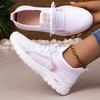 Women's shoes spring breathable sneakers women's fashion versatile fly-woven shoes soft soles not tired feet single shoes comfortable mesh shoes