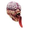 Evil Mask Horror Long Tongue Brain Brain Monster Mask Headge