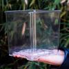 Flowerpot Acrylic Transparent Orchid Planter Breathable Hydrophobic Bottom Drainage Plant Pot Tuber Growth Planter
