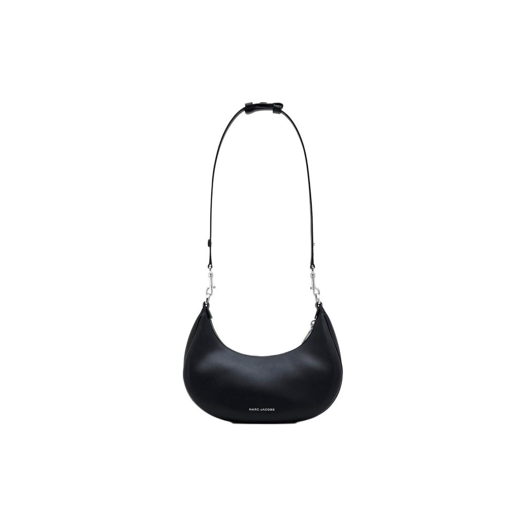 Marc Jacobs Double J Logo Detachable Chain Shoulder Strap Smooth Leather Tote Shoulder Bag Women Handbags Black 2F3HSH072H01001
