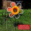 PVC Sunflower Windmill Multistyles Stake Standing Lawn Flower Pinwheel  Outdoor Party Picnic Decor