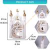 Ramadans and Eid Themed Resin Ornament for Household Decors Friendly Resin Suitable for Living Room or Dining Room 55KF