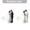 Plastic Bride And Groom Cake Top Couple Figure Wedding Cake Decoration For Engagements Reception Table Centerpieces