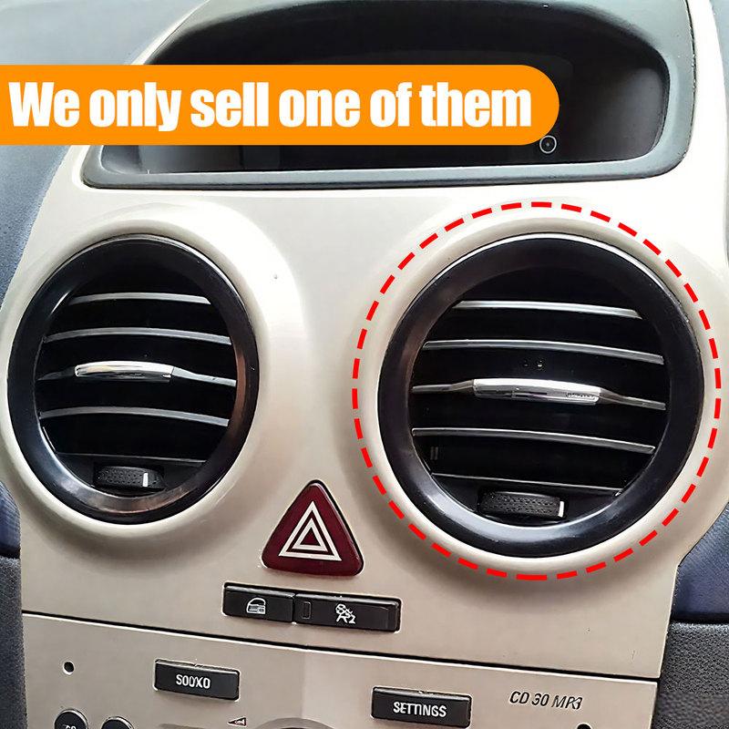 Vyměnitelný kryt výdechu vzduchu do auta Mřížka vnitřní zásuvky Kryt větracího otvoru klimatizace pro Opel ADAM CORSA D MK3 Vauxhall 2201099 13417363