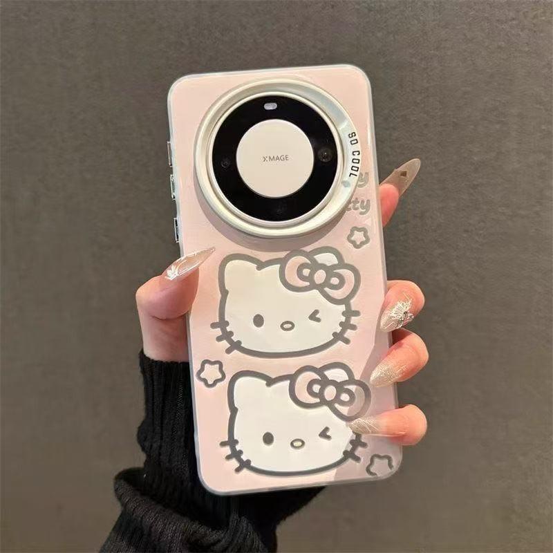 Hello Kitty Mate70 protective case Mate60 ultra-thin P70Pro painted light luxury Mate40
