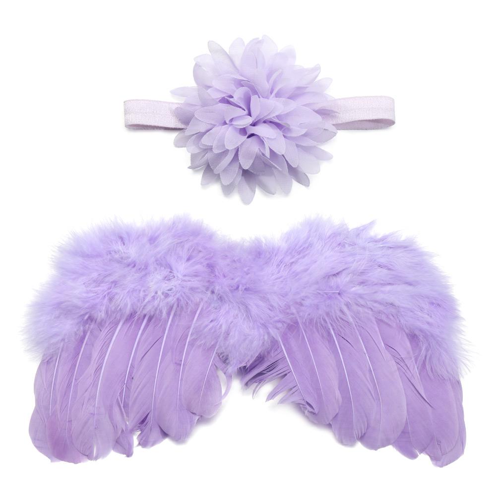 New Kids Dress Girls Headwear Baby Clothing Angel Wing Baby Photo Props Costumes For Infants Newborn Photography Accessories