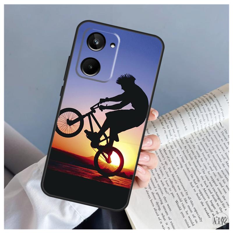 BMX Bike Extreme Sport For Realme C53 C55 C75 C71 C61 C33 C63 C51 C65 C67 11 12 13 14 Pro Plus GT6 GT7 15 Pro Case