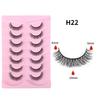 Seven Pairs of 5D Thick False Eyelashes, Natural Messy Eyelashes, Light and Unburdened, Self-grafted False Eyelashes