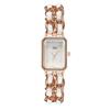 Gedi Elegant Small Square Women's Quartz Watch with Niche Bracelet Style