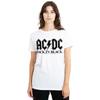 AC/DC Unisex Yetişkin Sırtı Siyah Tişört